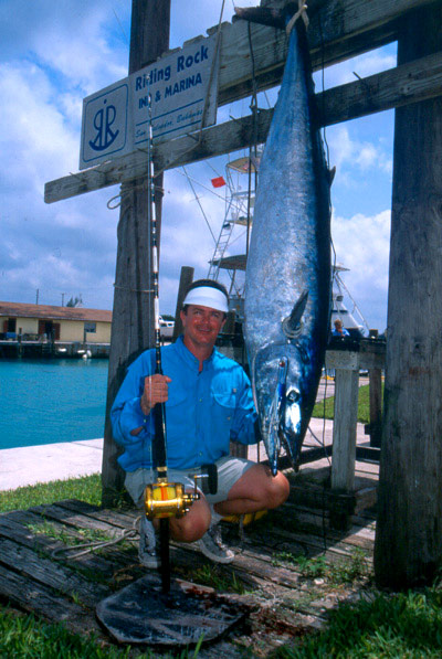 The monster wahoo! George Poveromo's 143-pound, three ounce fish!